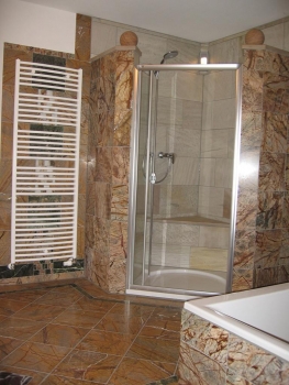 Preview: Natursteinbad aus Rainforest gold, green, braun