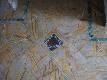 Preview: Natursteinbad aus Rainforest gold, green, braun