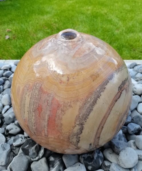 Quellsteinkugel Rainbow